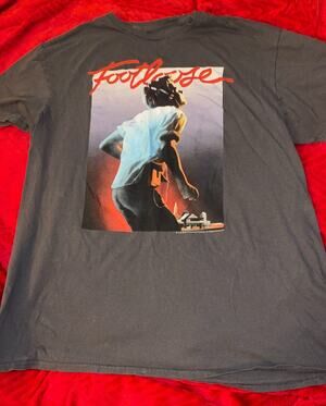 Footloose Men's Graphic T-Shirt 100% Cotton Size XL
